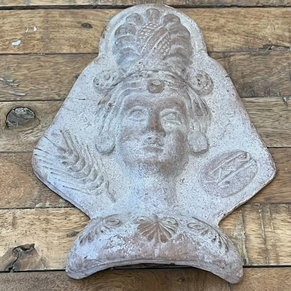Antefix Architectural Element In Terracotta Ancient Greek 9.75